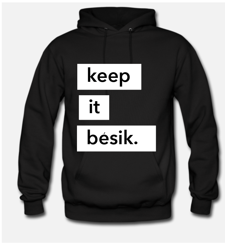 women's keep it bésik hoodie