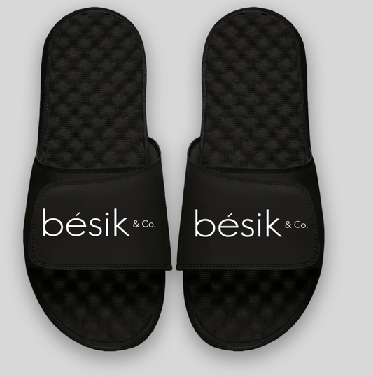 black/white bésik & co. slides