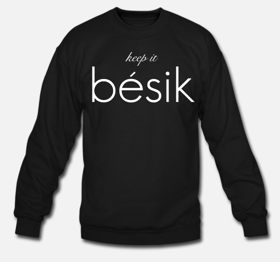 women's keep it bésik crewneck