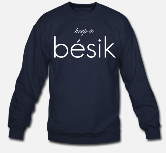 women's keep it bésik crewneck