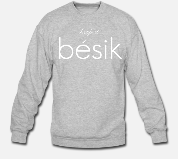 women's keep it bésik crewneck