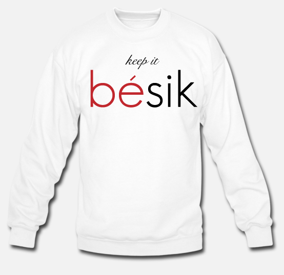 women's keep it bésik crewneck