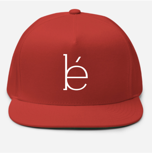 Red Snapback White bé