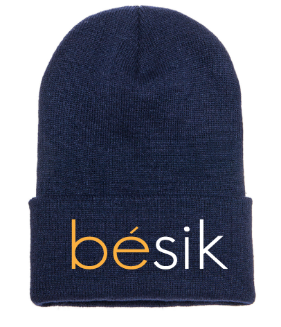 Green Gold/White bésik Beanie