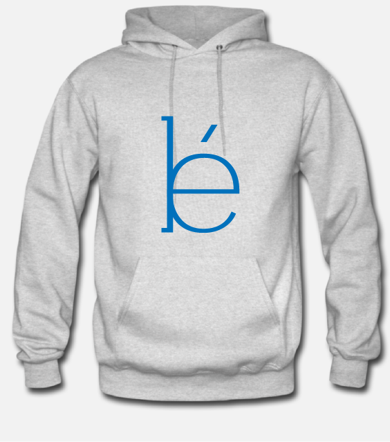 women's big blue logo hoodie