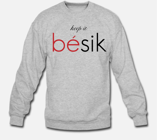 women's keep it bésik crewneck