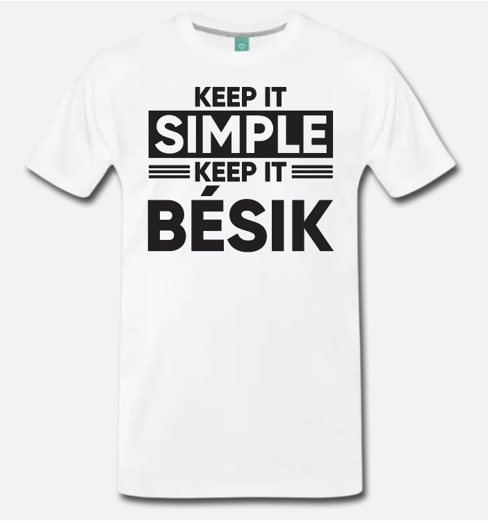 Men's Keep it Simple/bésik Tee