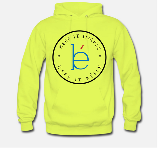 Premium Neon Hoodie (keep it simple keep it bésik)