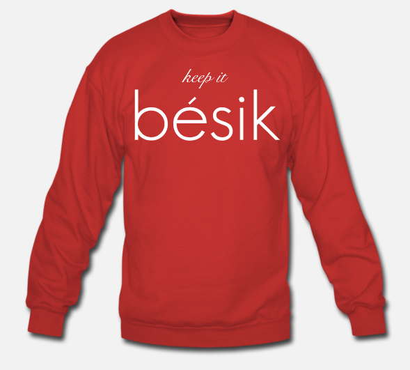 women's keep it bésik crewneck